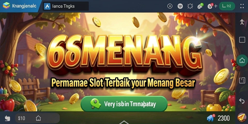 Screenshot utama 66MENANG menampilkan aktivitas permainan slot yang memukau.