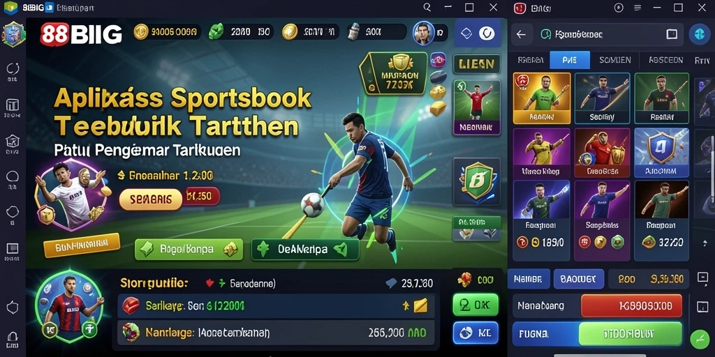 Tampilan menarik dari gameplay sportsbook di 88BIG.