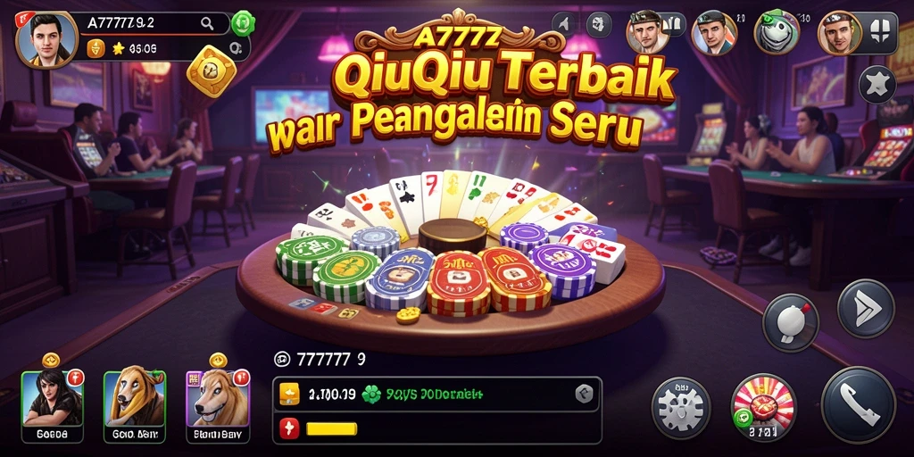 Tampilan gameplay QiuQiu yang menarik dan seru di A7777.