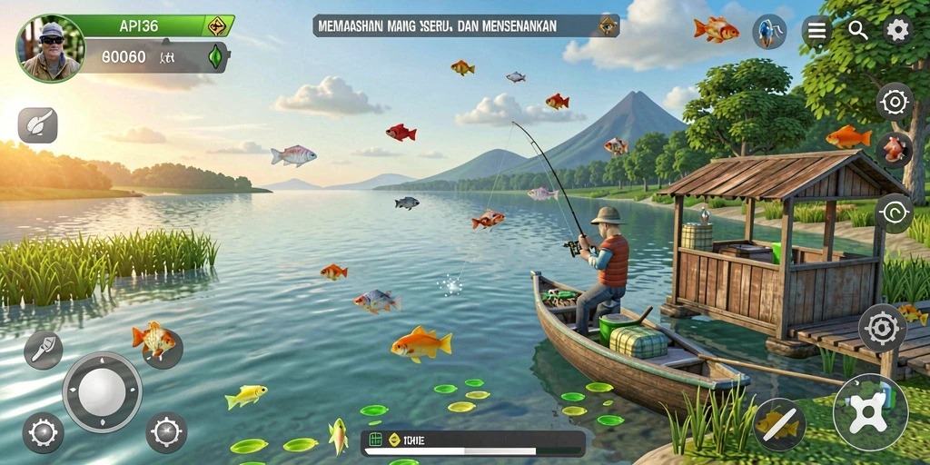 Tangkapan ikan terbaik dari gameplay API36 yang menakjubkan.