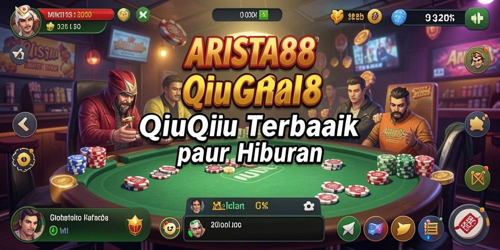 Screenshot gameplay ARISTA88 menunjukkan aksi seru dalam bermain QiuQiu.