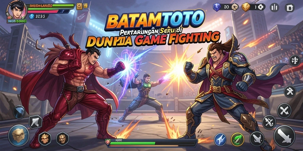 Tampilan grafik pertarungan yang mendebarkan di BATAMTOTO.