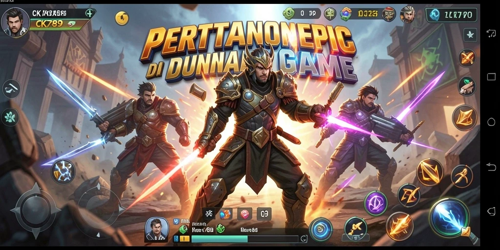 Gameplay CK789 menampilkan aksi pertarungan yang mendebarkan.