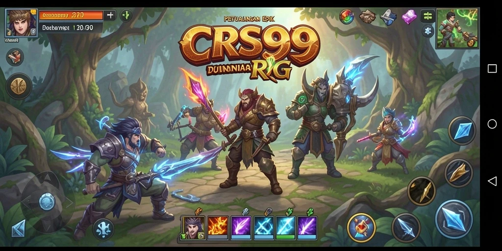 Gameplay <strong>CRS99</strong> yang seru dan mendebarkan dalam dunia RPG.