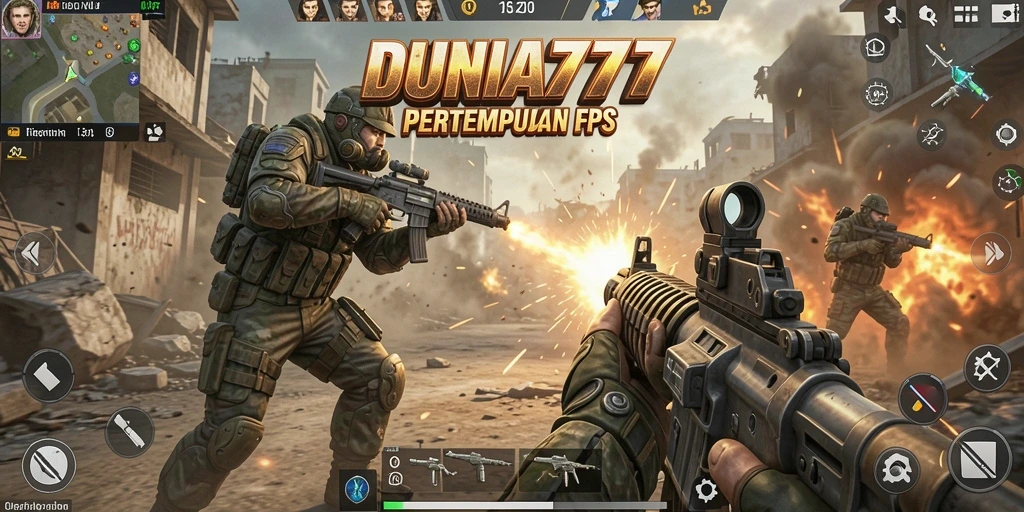 Tangkapan layar gameplay DUNIA777 yang penuh aksi dan ketegangan.