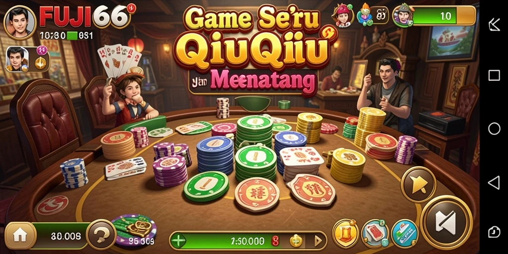 Tampilan gameplay FUJI66 yang penuh warna dan interaktif.