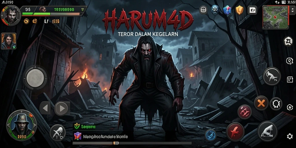 Gameplay menyeramkan di HARUM4D yang penuh ketegangan.