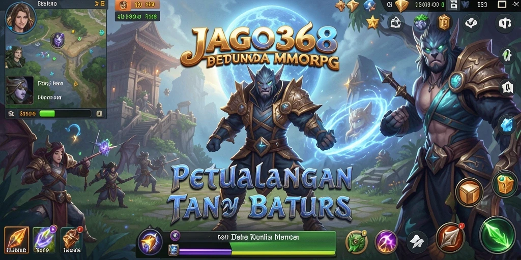 Tampilan permainan JAGO368 yang memukau dalam dunia MMORPG.