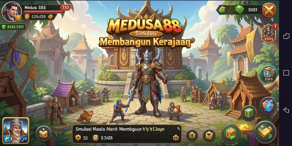 Tampilan gameplay <strong>MEDUSA88</strong> yang mengesankan dan menantang.