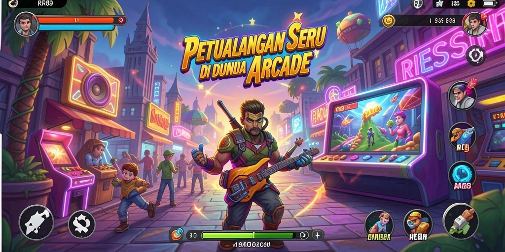 Tampilkan gameplay menantang dan menarik dari RR89.