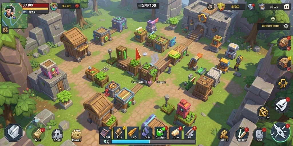 Screenshot gameplay menyoroti serangan menara dalam SIAP108.