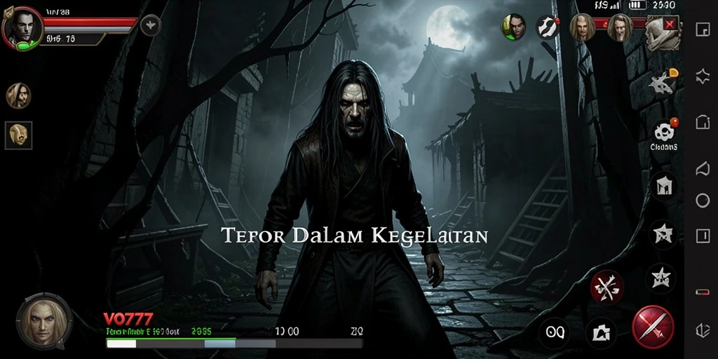Tangkapan layar menampilkan gameplay VO777 yang mencekam dan menyeramkan.
